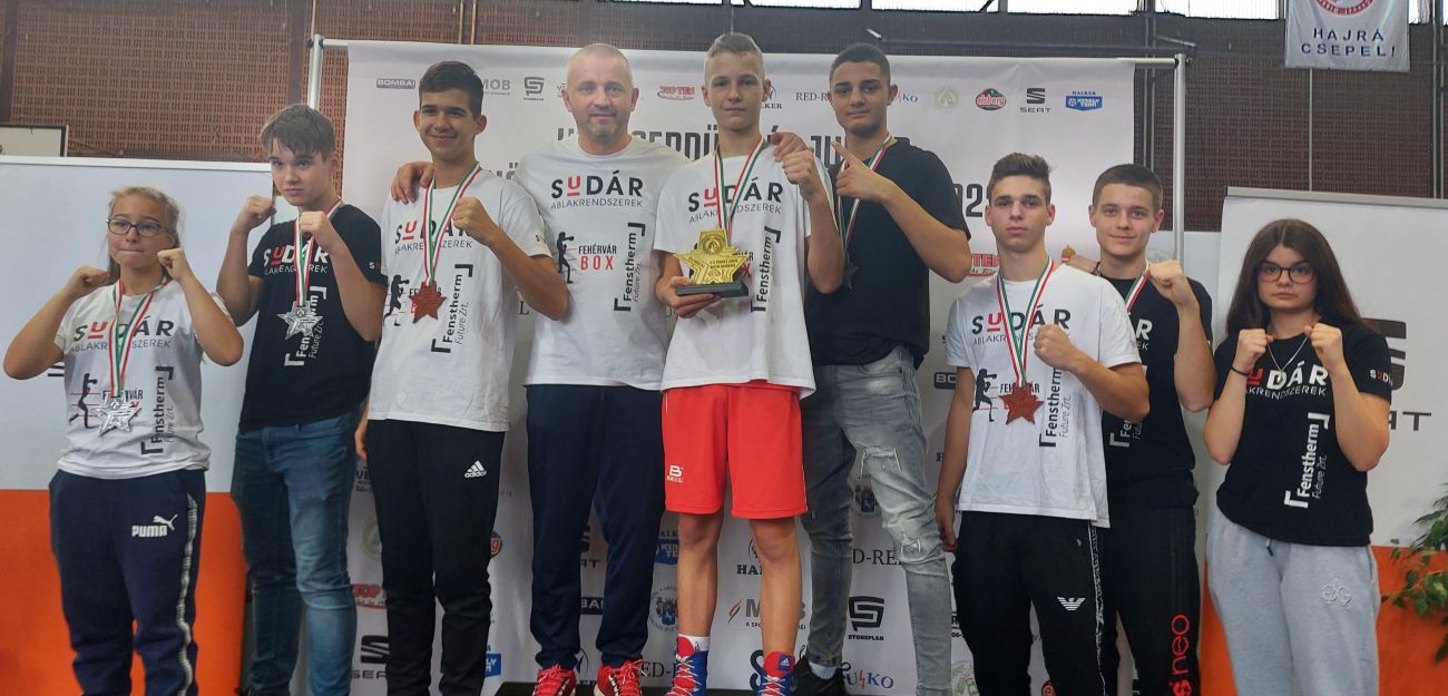 Fehérvári ökölvívók érmei az országos utánpótlás bajnokságon